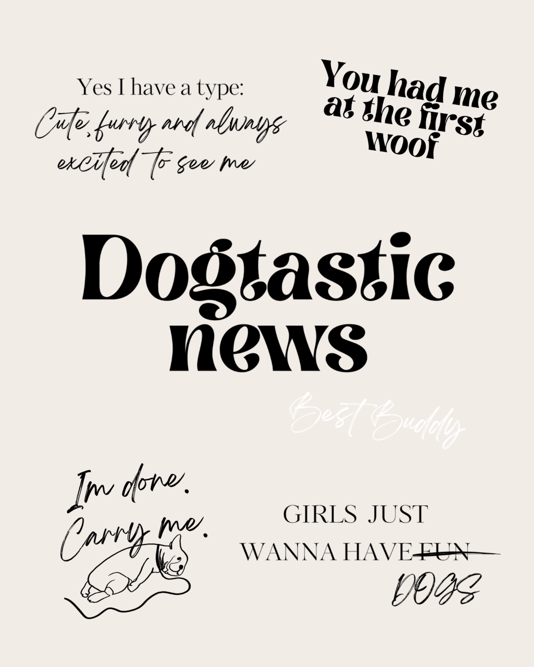 + 200 Story-Sticker für Hundebesitzer