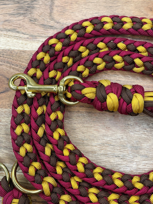 Heart dog leash in your desired colors