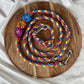 Round Flower Power dog leash in the color of your choice
